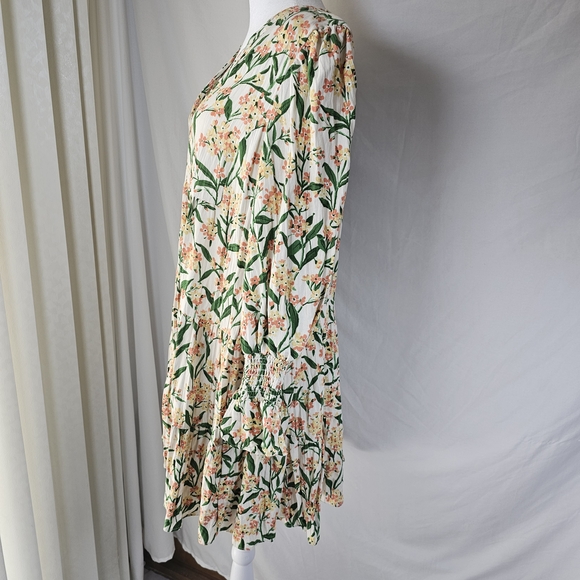 TUCKERNUCK Pomander‎ Place Bermuda Blossom Kenzo Swing Dress Tiered Size M - Picture 3 of 10